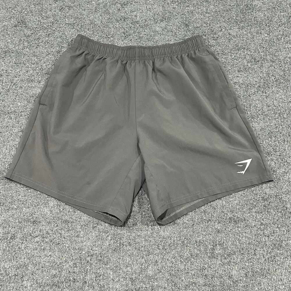 Gymshark Men's Gray Arrival Athletic Shorts Size M Running Gym Workout 7” Inseam